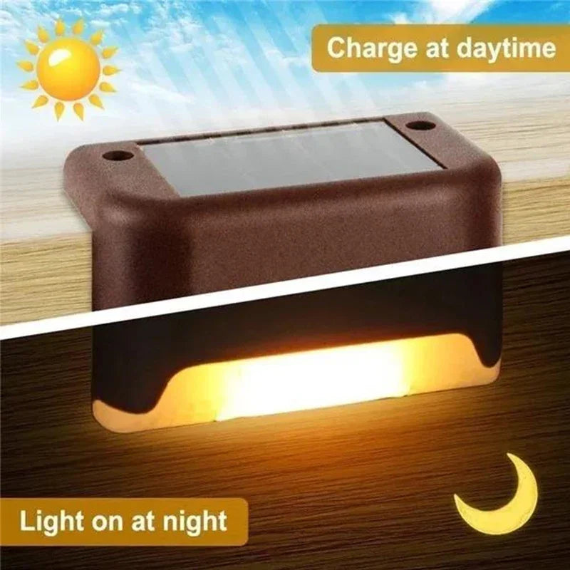 LED Solar Outdoor Step Lights